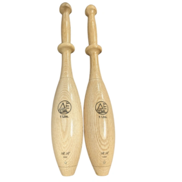 wooden indian clubs 1lb